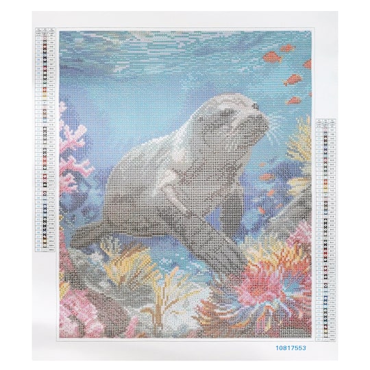 16" x 20" Sea Lion Diamond Art Kit by Make Market®